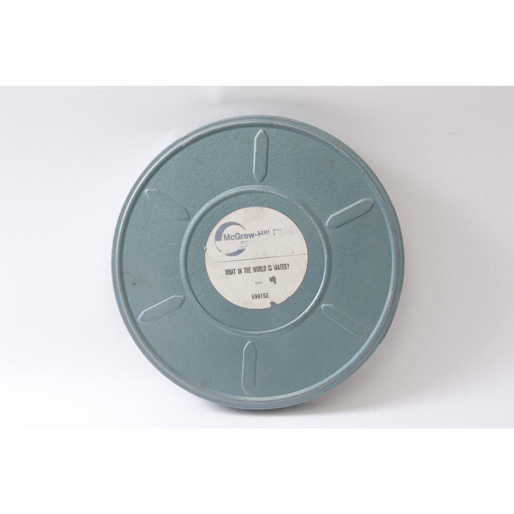 Film Reel, What In The World Is Water, McGraw-Hill, Movie, Tin, United World